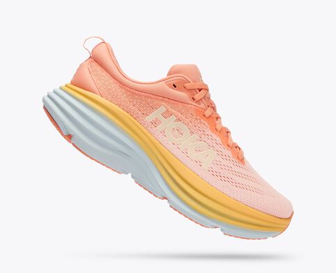 Hoka Women's Bondi 8 Shell Coral/Peach Parfait (CPP)