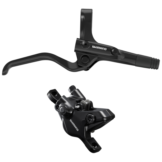 Shimano BR-MT410 Disc Brake and BL-UR405 Lever, Post Mount, Black - Rear
