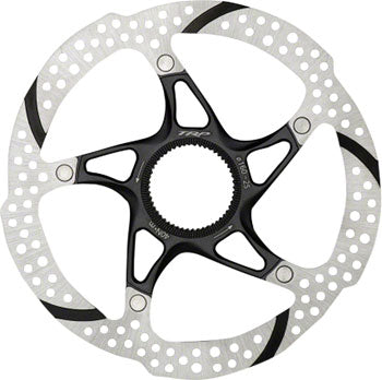 TRP-25 Disc Brake Rotor - 180mm, Center Lock, 1.8mm, Silver/Black