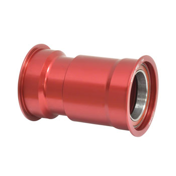 Wheels Manufacturing PressFit 30 Bottom Bracket With Angular Contact Bearings Red Cups