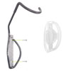 Delta Fat Tire Wall Mount Bike Storage Hook with Rear Wheel Tray - 1-Bike, Up to 5" Tire - Powdercoat Silver