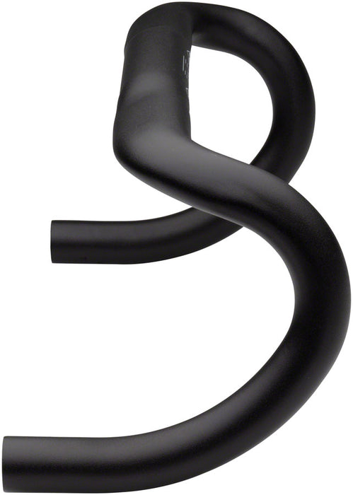 MSW Flat Top Shallow Drop Handlebar - Aluminum, 31.8mm, 40cm, Black