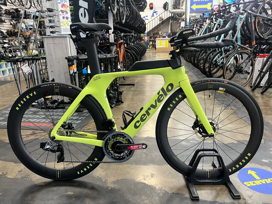 Cervelo P-Series SRAM Red eTap AXS w/Reserve Wheels 52|63 - Paris Green