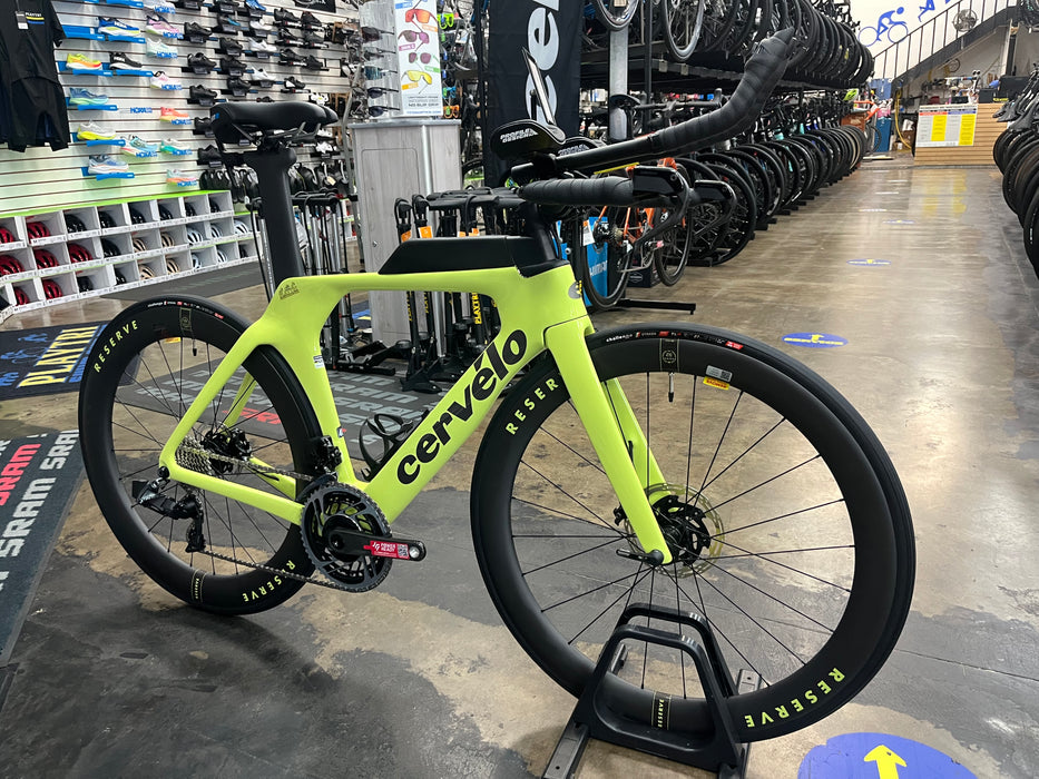 Cervelo P-Series SRAM Red eTap AXS w/Reserve Wheels 52|63 - Paris Green