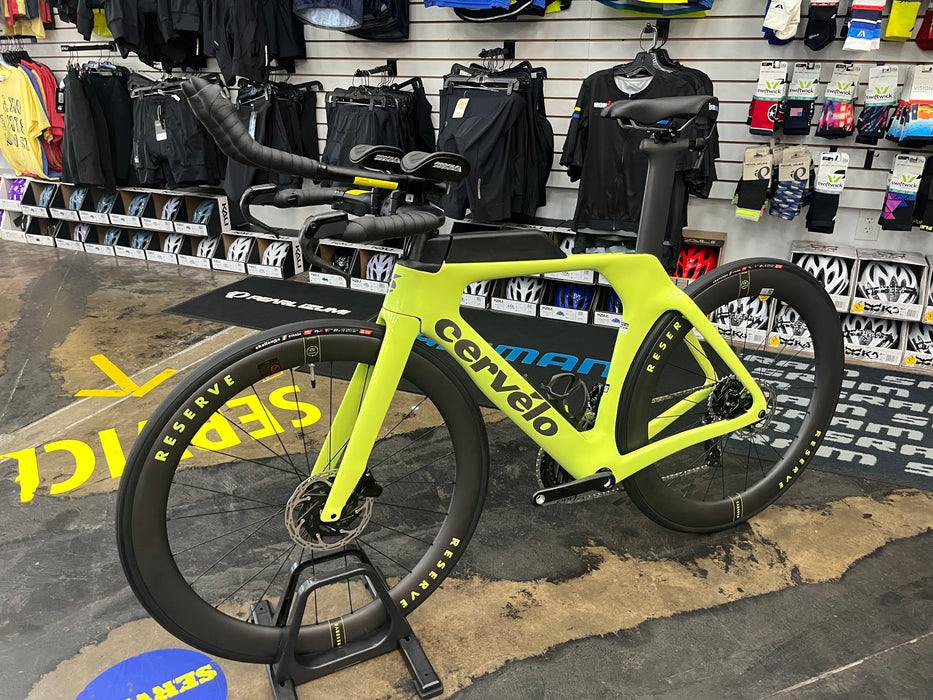 Cervelo P-Series SRAM Red eTap AXS w/Reserve Wheels 52|63 - Paris Green