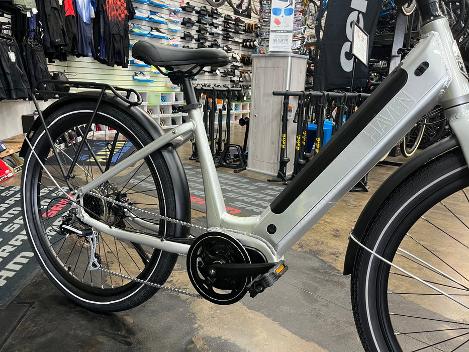 Haven Power Flow 27.5 E-Bike - Silver