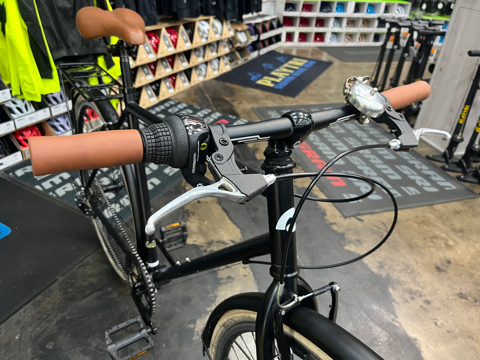 Retrospec Beaumont 7-Speed City Bike Shimano Tourney - Matte Black DEMO