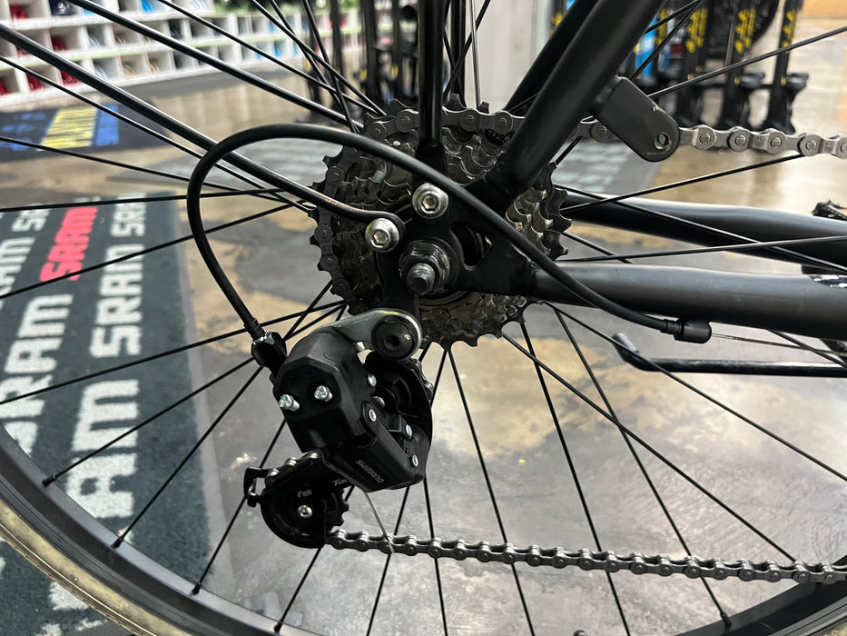 Retrospec Beaumont 7-Speed City Bike Shimano Tourney - Matte Black DEMO