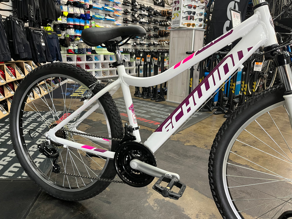 Schwinn Ranger Women's 26" Mountain Bike - White/Purple/Pink USED