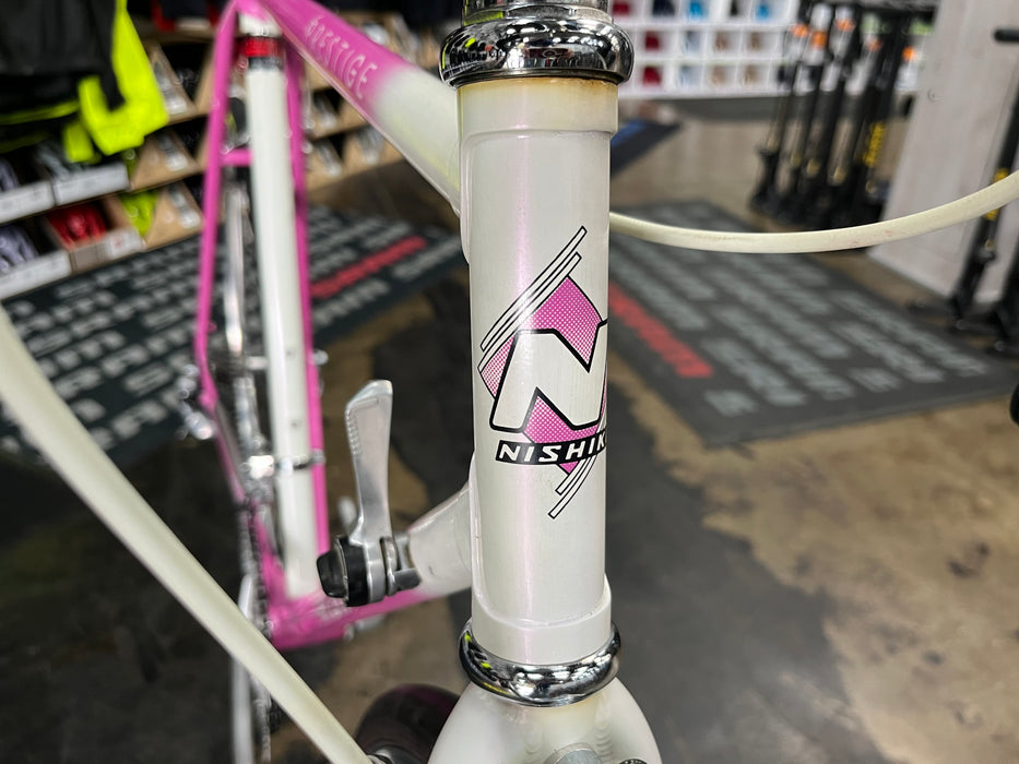 Nishiki Prestige Vintage Road Bike - Pink/White USED