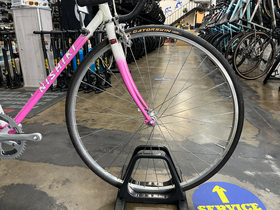 Nishiki Prestige Vintage Road Bike - Pink/White USED