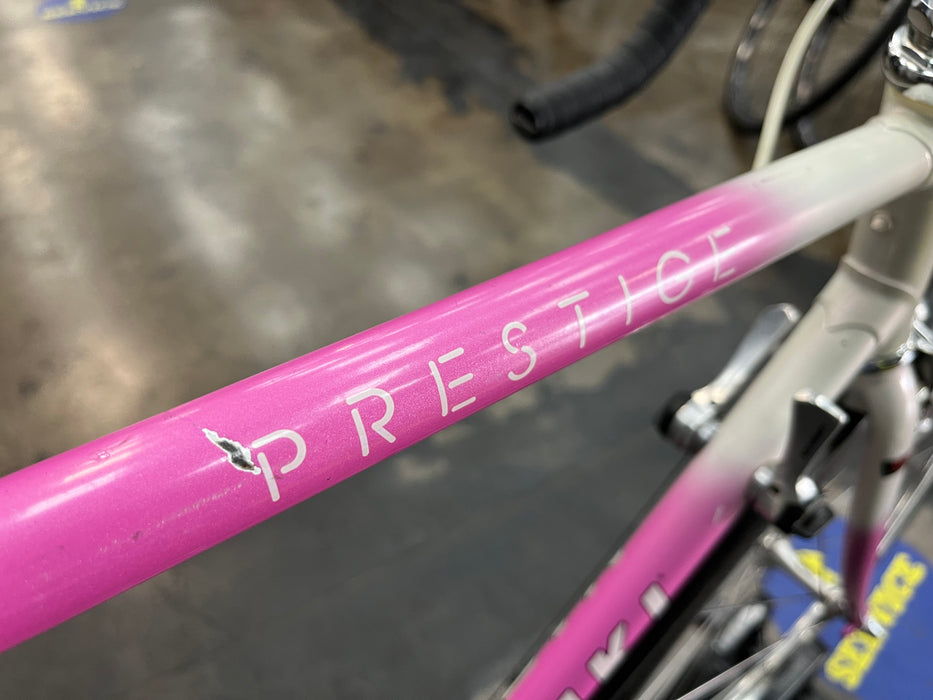 Nishiki Prestige Vintage Road Bike - Pink/White USED