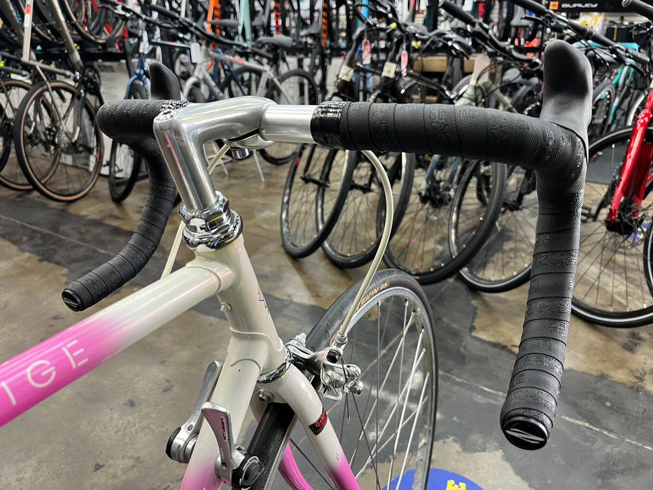 Nishiki Prestige Vintage Road Bike - Pink/White USED