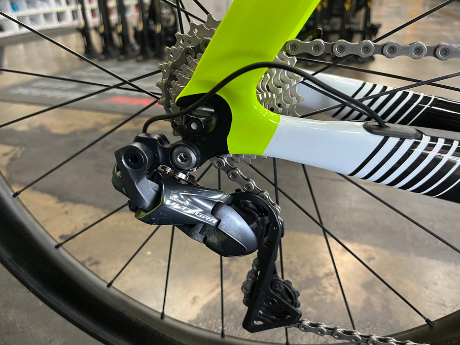 Cervelo P3 Shimano Ultegra Di2 w/ ZIPP 404 Firecrest Wheels - Fluoro/Black/Black 2019 DEMO