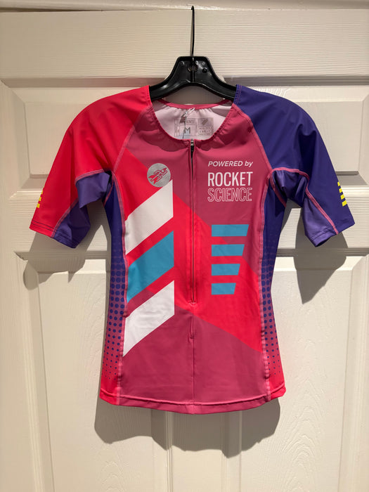 Rocket Science Women's Sleeved Tri Top Pink
