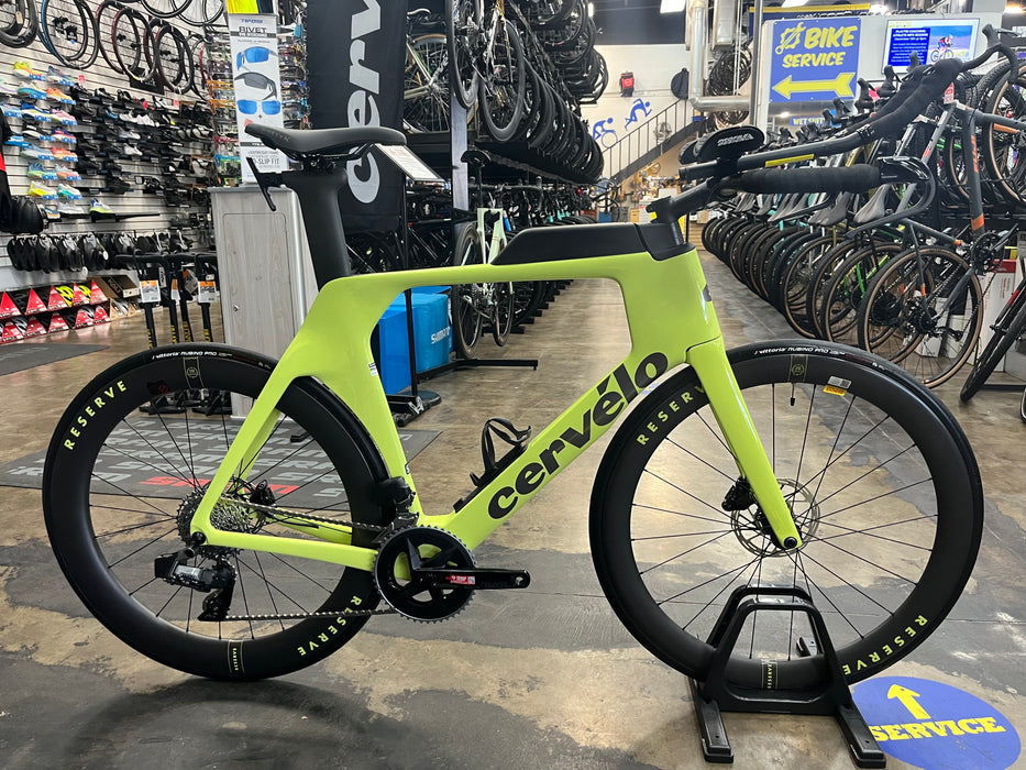 Cervelo P-Series SRAM Rival eTap AXS w/Reserve Wheels 52|63 - Paris Green