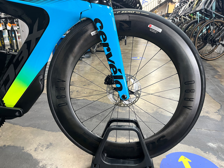 Cervelo P3X Shimano Ultegra Di2 12 Speed - Reynolds AR80 Wheels - Rivera/Fluoro/Black 2021