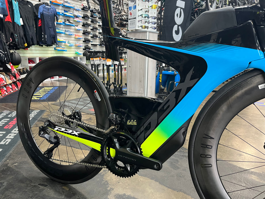 Cervelo P3X Shimano Ultegra Di2 12 Speed - Reynolds AR80 Wheels - Rivera/Fluoro/Black 2021
