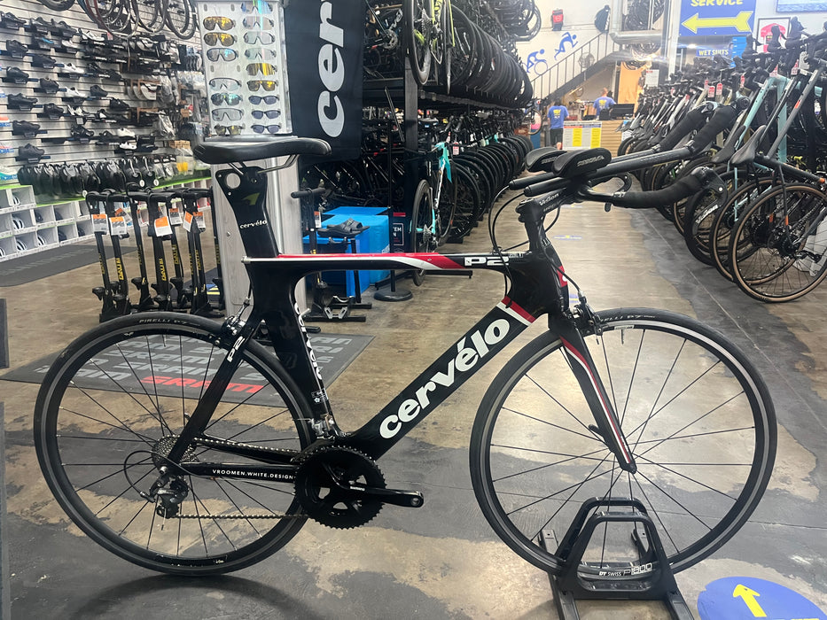 Cervelo P2 Shimano Ultegra 11 Speed - Black/Red 2012 DEMO