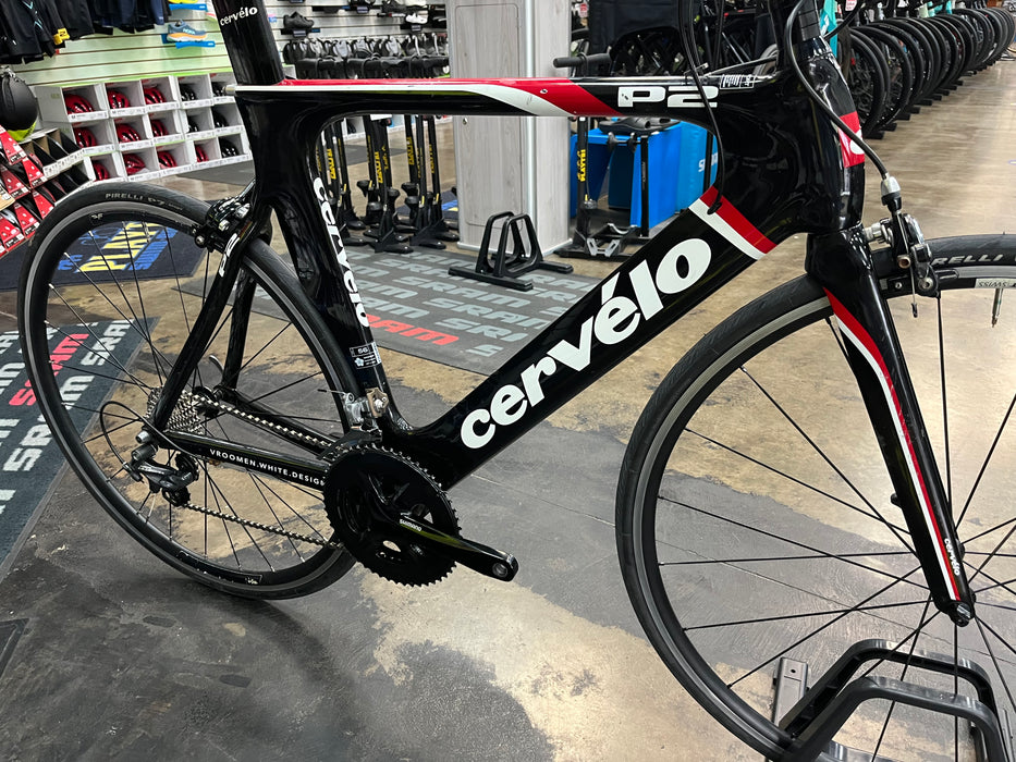Cervelo P2 Shimano Ultegra 11 Speed - Black/Red 2012 DEMO
