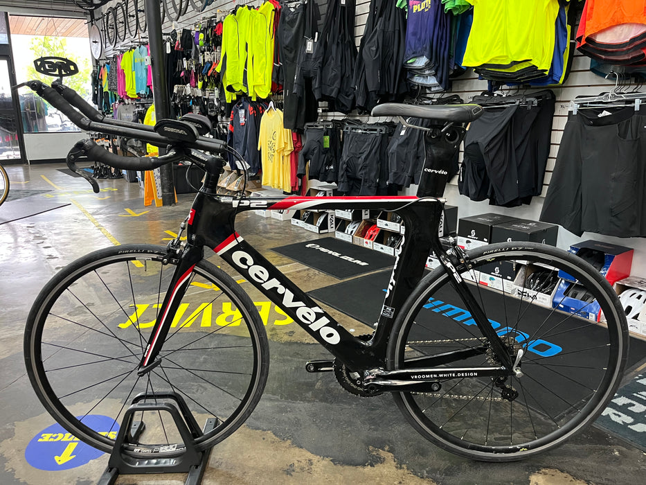 Cervelo P2 Shimano Ultegra 11 Speed - Black/Red 2012 DEMO