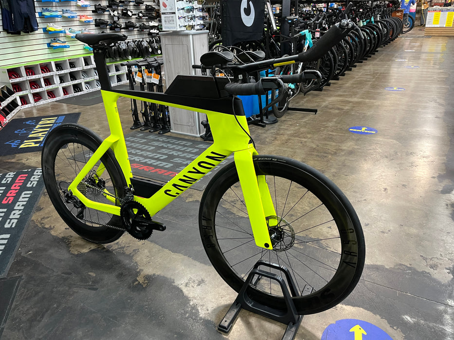 Canyon Speedmax CF 7 Disc Shimano 105 11 Speed - Hi-Viz Yellow 2021 USED