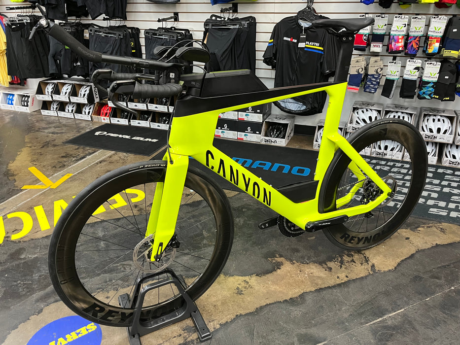 Canyon Speedmax CF 7 Disc Shimano 105 11 Speed - Hi-Viz Yellow 2021 USED