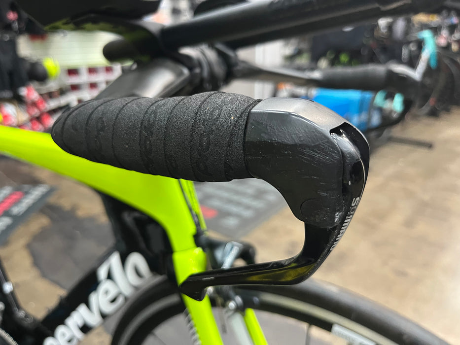 Cervelo P3 Shimano Ultegra Di2 11 Spd - DT Swiss P1800 Spline - Fluor/Blk/Wht 2019 DEMO