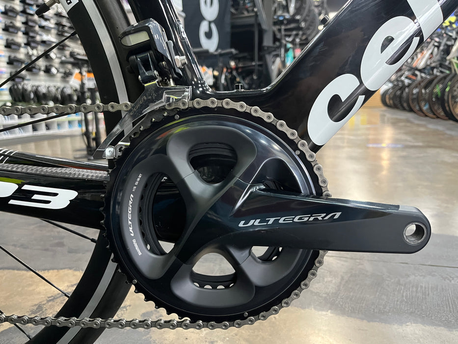 Cervelo P3 Shimano Ultegra Di2 11 Spd - DT Swiss P1800 Spline - Fluor/Blk/Wht 2019 DEMO
