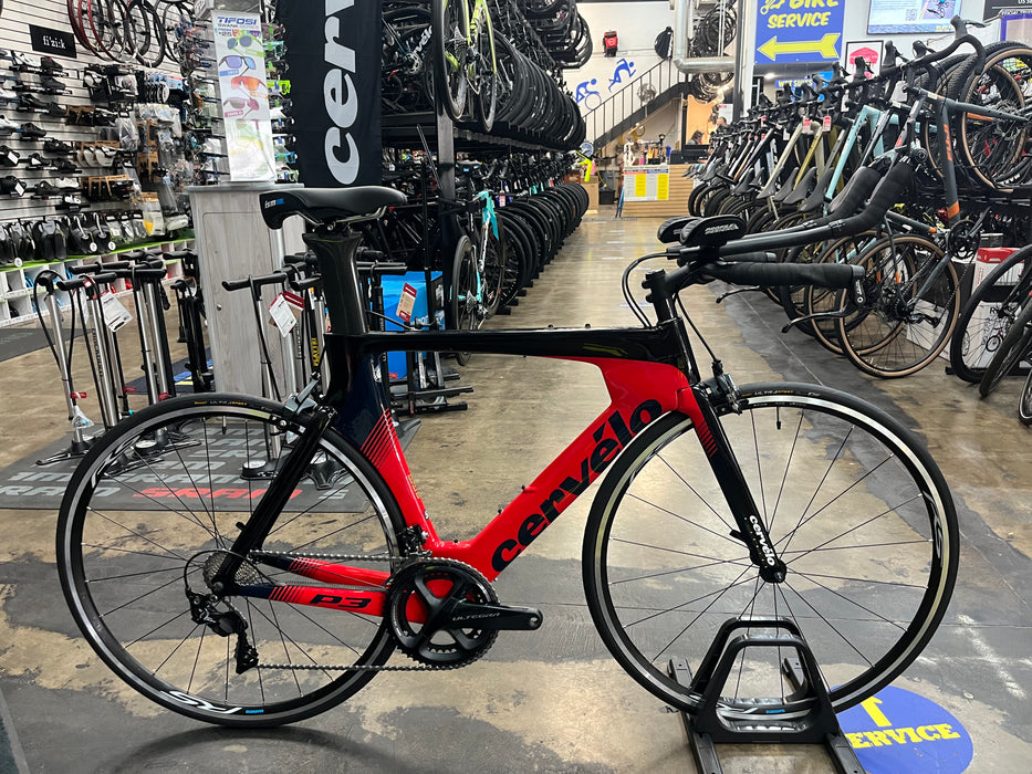 Cervelo P3 Shimano Ultegra/105 11 Speed - Red/Black/Blue