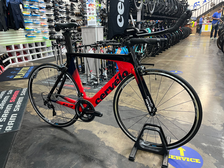 Cervelo P3 Shimano Ultegra/105 11 Speed - Red/Black/Blue