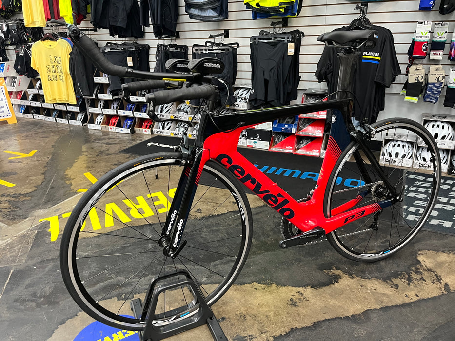 Cervelo P3 Shimano Ultegra/105 11 Speed - Red/Black/Blue