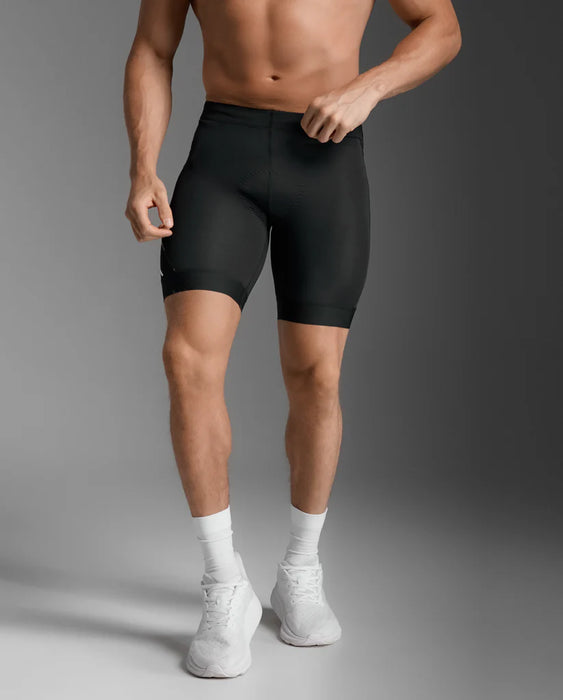 2XU Men's Core 8 Inch Tri Shorts Black/White