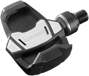 Look Keo Blade Carbon Ceramic Pedals - Single Sided Clipless, Chromoly, 9/16", Black