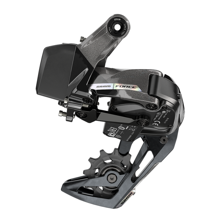 SRAM Force AXS XPLR D2 12-Speed Rear Derailleur - Unicorn Grey w/Laser Foil - Max 44T (Battery Not Included) OUT OF BOX