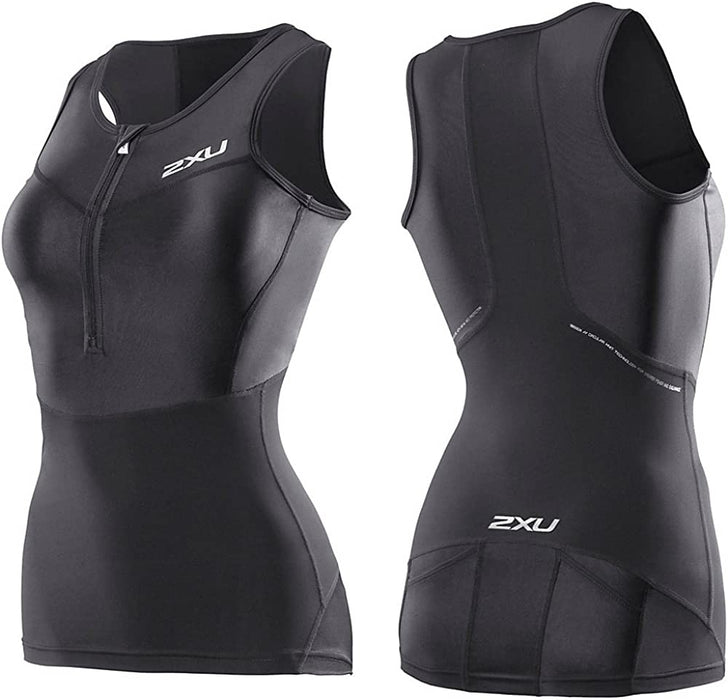 2XU Women's Compression Tri Singlet Black