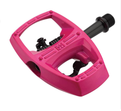 iSSi Flip II Dual-Sided Hybrid Bike Pedals - iSSi Pink