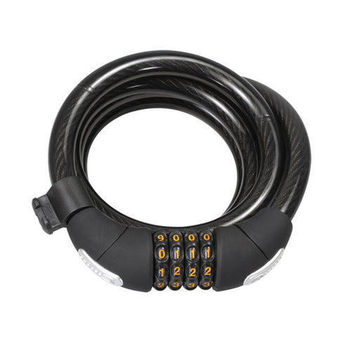 Serfas CL-15 15mm Combo Coiled Lock w/ Bracket