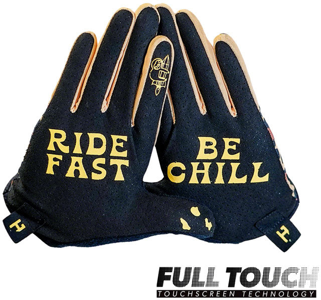 Handup Vented Gloves - Chill Cheetah Full Finger