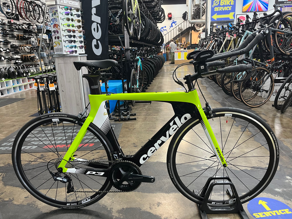 Cervelo P3 Shimano Ultegra - Fluoro/White/Black 2019 DEMO
