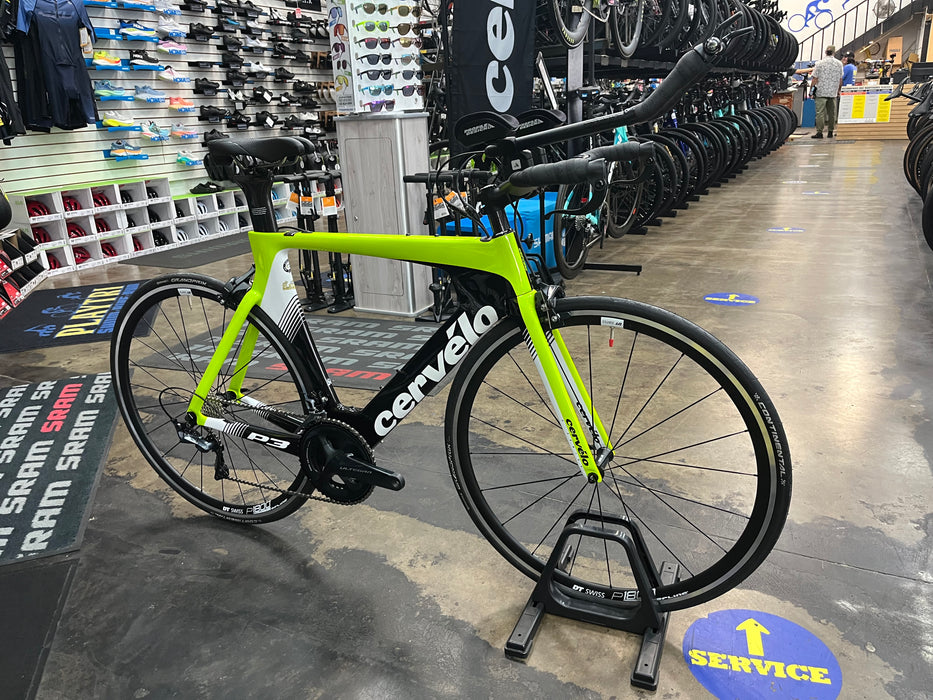Cervelo P3 Shimano Ultegra - Fluoro/White/Black 2019 DEMO
