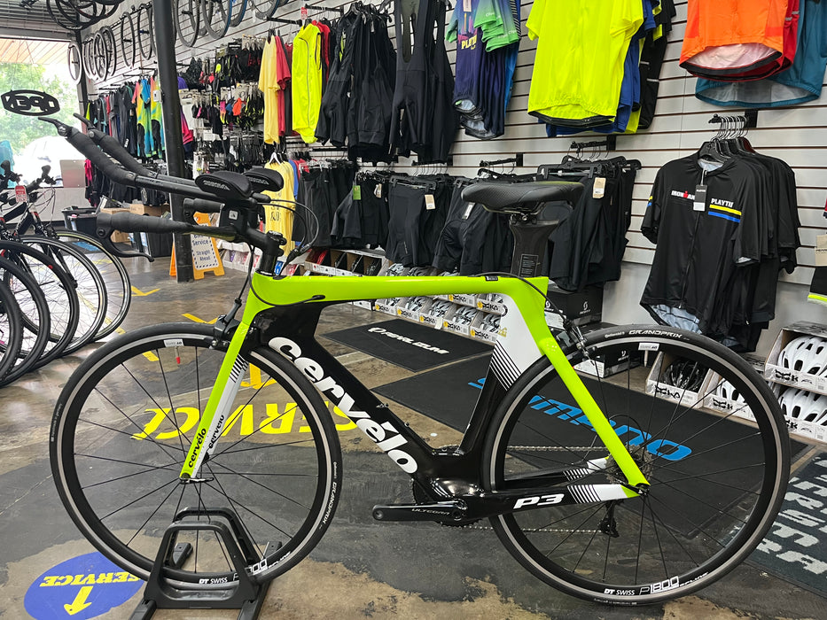 Cervelo P3 Shimano Ultegra - Fluoro/White/Black 2019 DEMO