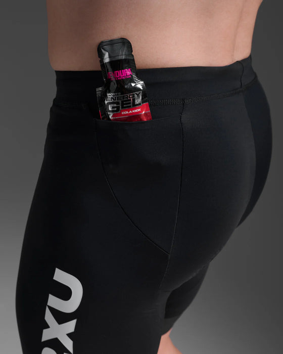 2XU Men's Aero 9" Tri Short Black/White