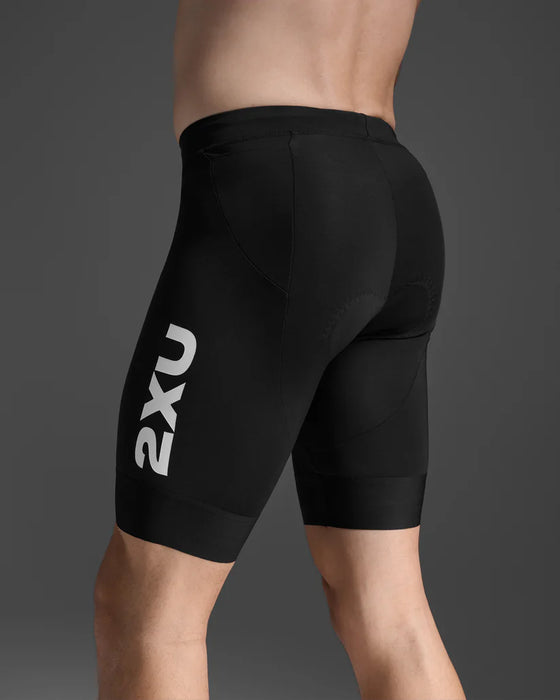 2XU Men's Aero 9" Tri Short Black/White