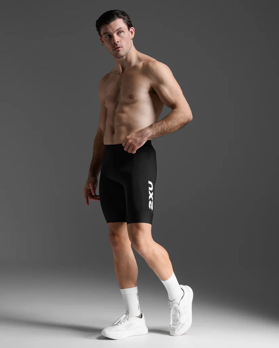 2XU Men's Aero 9" Tri Short Black/White
