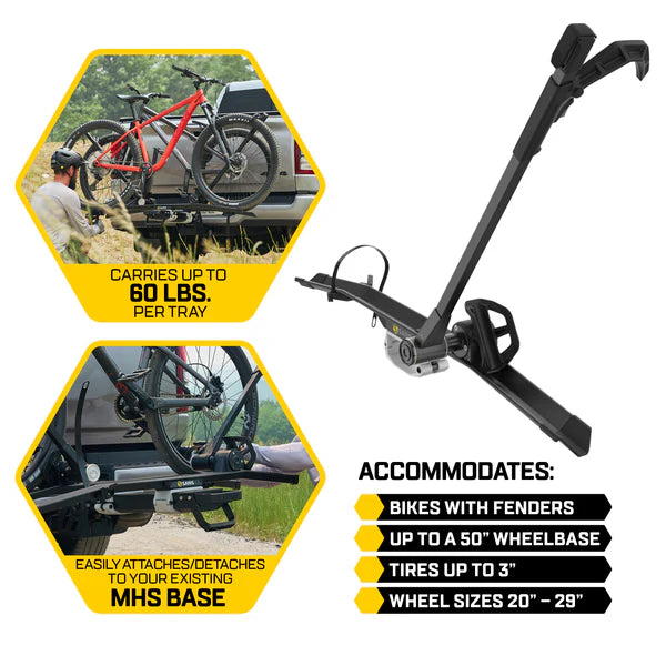 Saris MHS UNO 2-Bike Modular Hitch Rack Package
