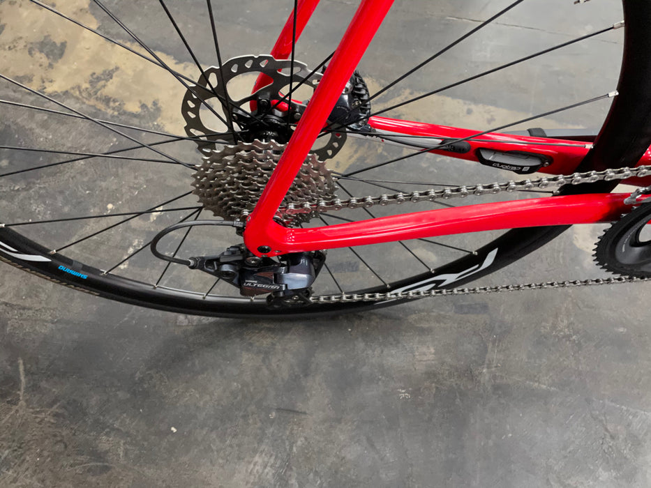 Trek Domane SLR8 Segafredo Team Issue Shimano Ultegra 11 Speed - Red 2018 USED