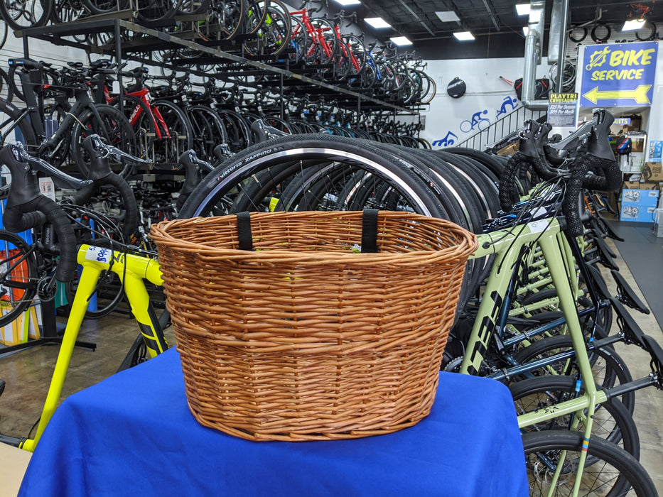 Willow Wicker Bike Front Basket