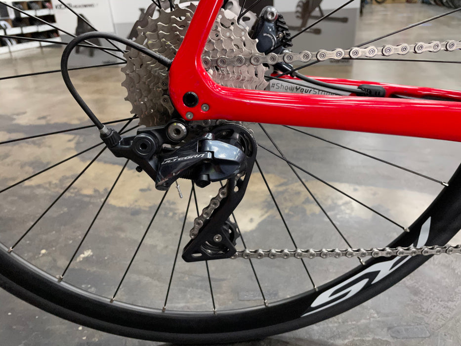 Trek Domane SLR8 Segafredo Team Issue Shimano Ultegra 11 Speed - Red 2018 USED