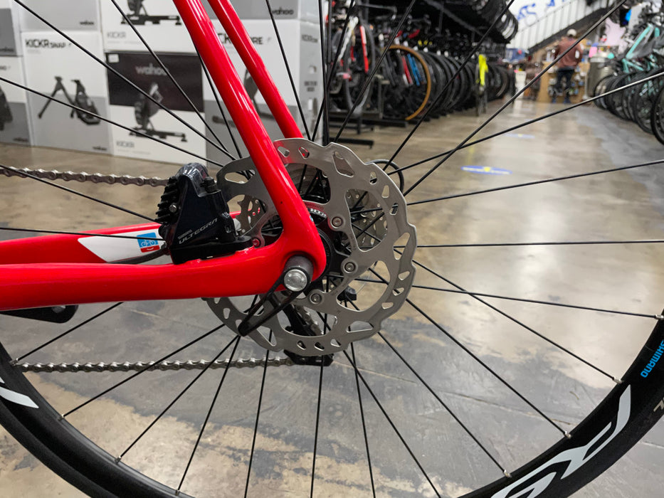 Trek Domane SLR8 Segafredo Team Issue Shimano Ultegra 11 Speed - Red 2018 USED